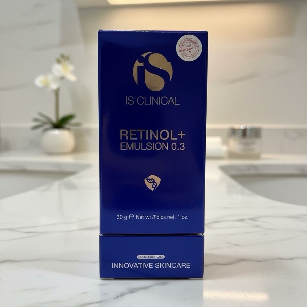 iS Clinical Retinol+ Emulsion 0.3 30g 1oz Anti-Aging Serum Exp 10/2028